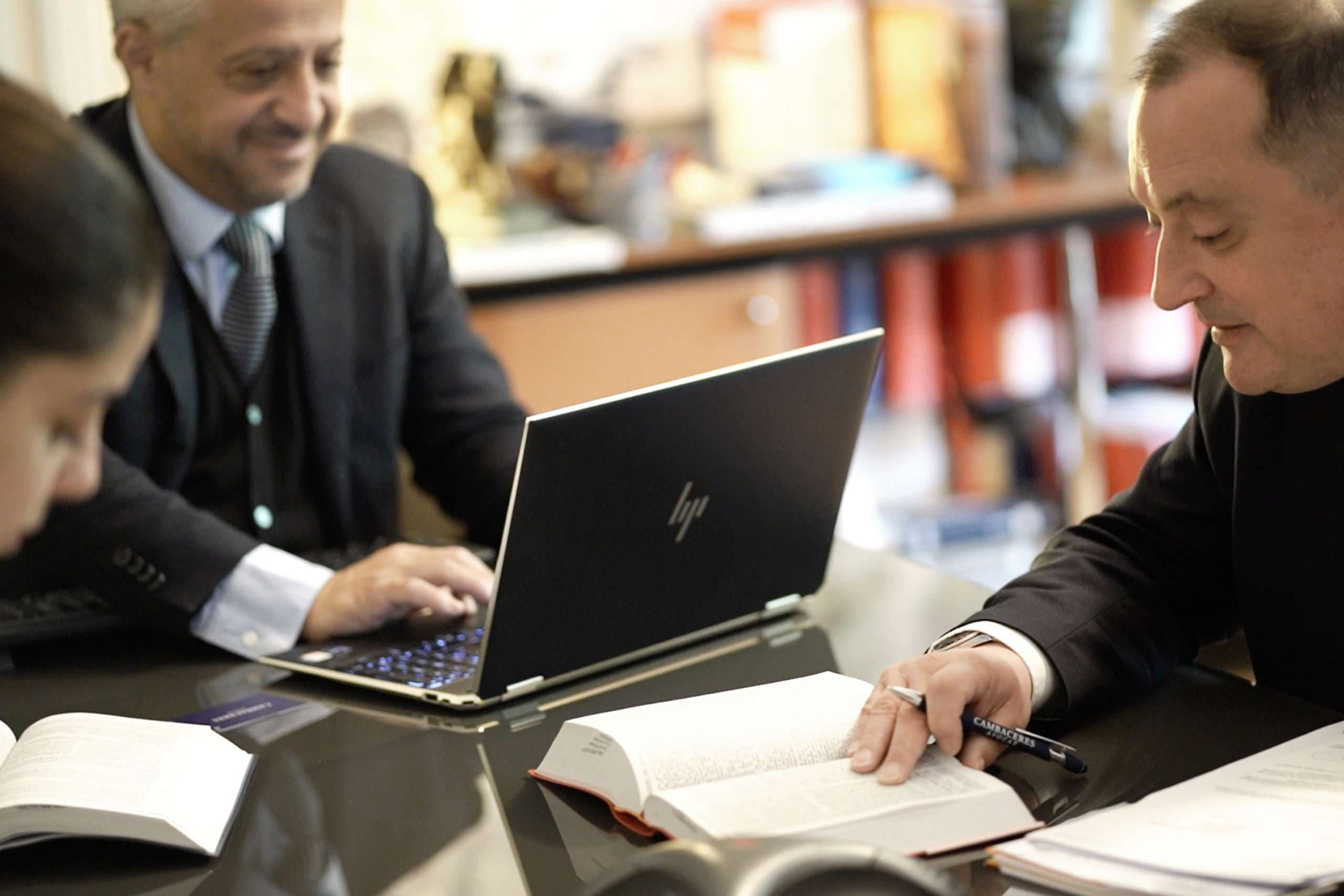 The Cambacérès Avocats team working together